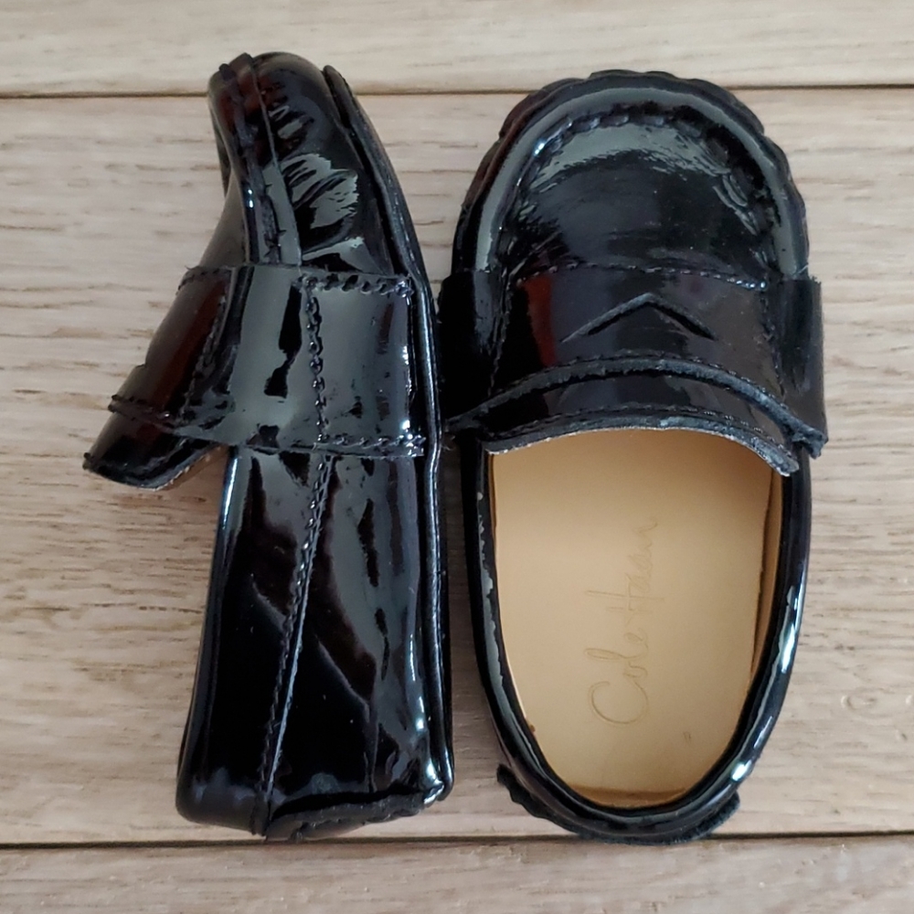 New Cole Haan Baby Leather Penny Loafers Size 2